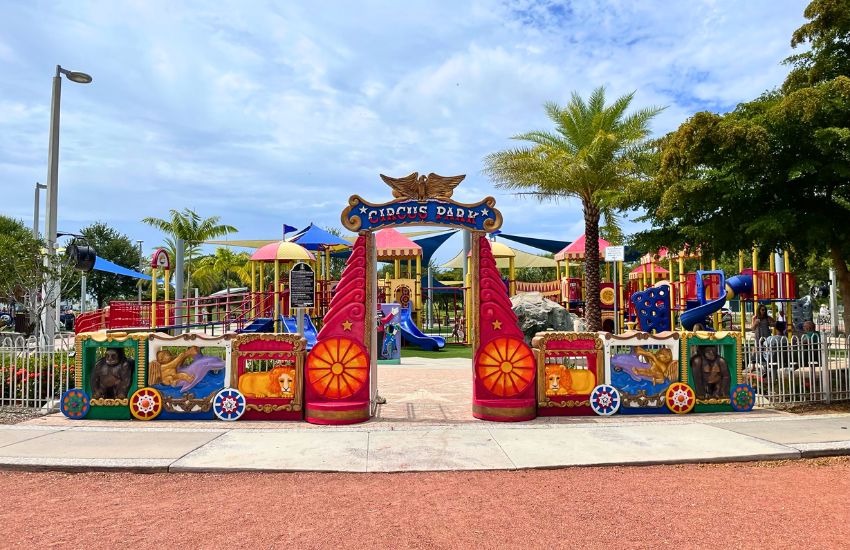 Circus Park Playground in Payne Park Sarasota