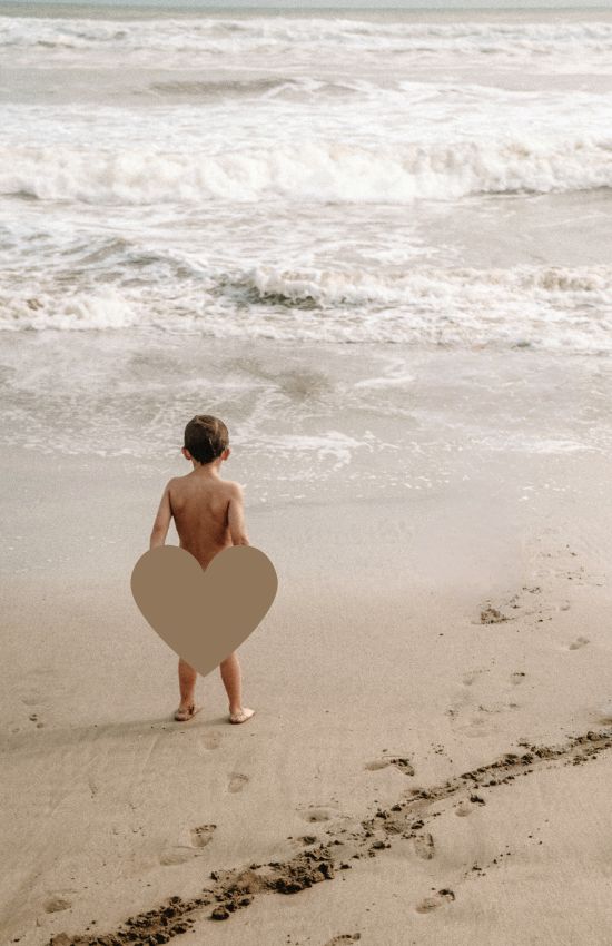 Kid at Little Beach Maui Hawaii